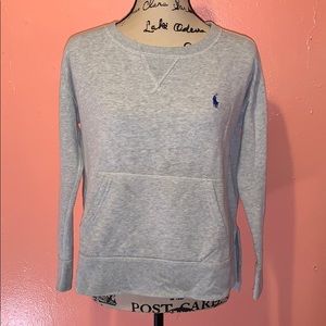 Grey polo sweater